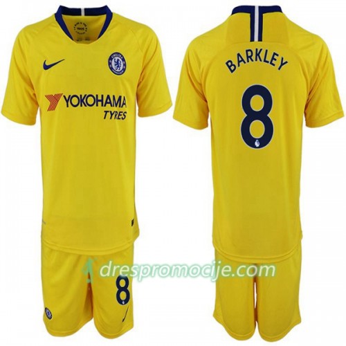 Chelsea Dres Ross Barkley 8 Dječji Gostujući 2018/19 Kratkih Rukava Chelsea Dres Ross Barkley 8 Dječji Gostujući 2018/19 Kratkih Rukava